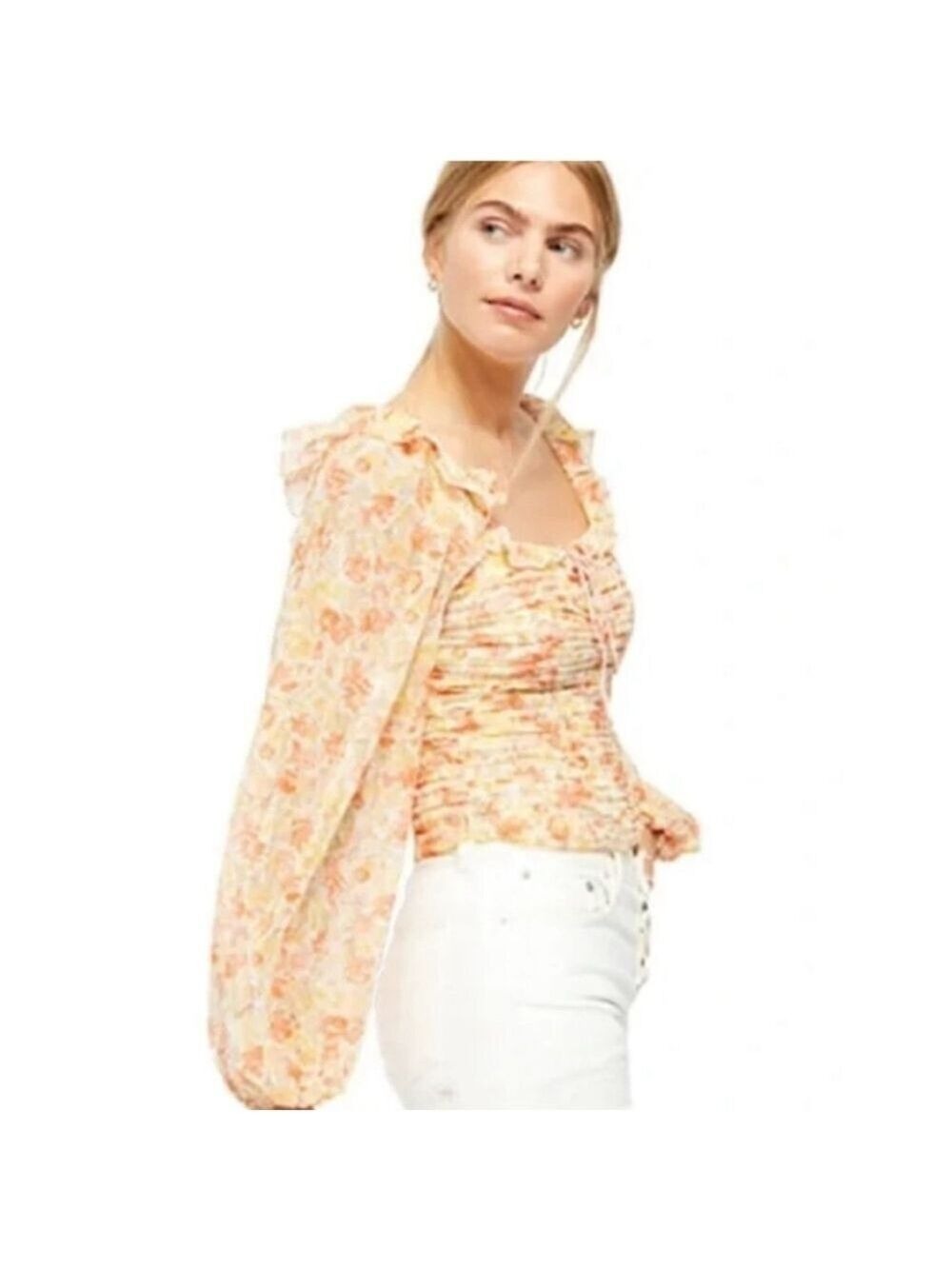 Free People Mable Floral Top – XS - Picture 2 of 3
